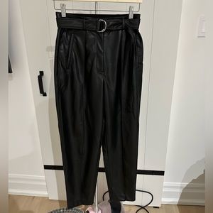 Babaton vegan leather pants